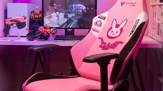Image for article titled The Overwatch D.Va Gaming Chair Makes Me Wish I Still Sat In Gaming Chairs