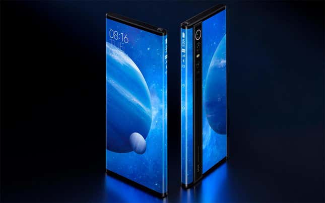 Imagen para el artículo titulado El nuevo Xiaomi Mix Alpha es un espectacular móvil recubierto de pantalla por todas partes