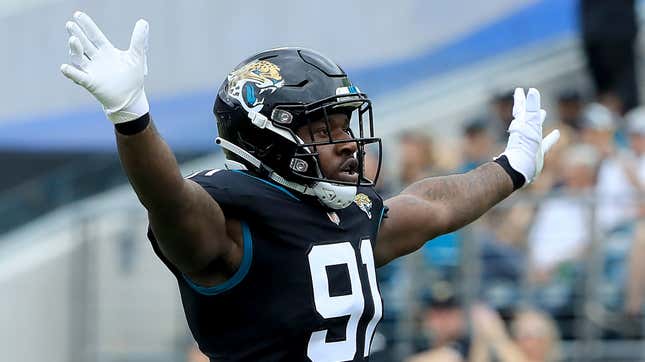 Image for article titled Jaguars&#39; Yannick Ngakoue Ends Holdout Without New Contract