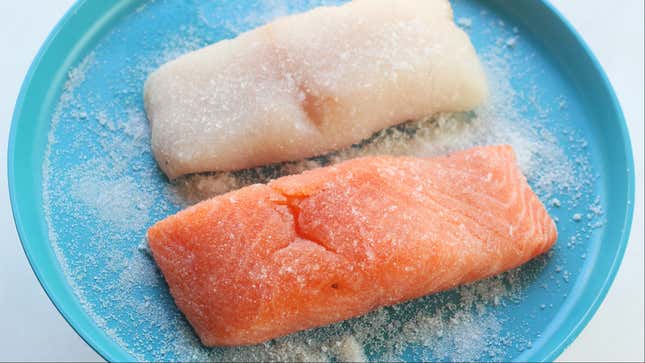 Image for article titled Fix Your Dull Fish With a Salt and Sugar Cure