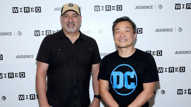 Dan DiDio and Jim Lee at San Diego Comic-Con in 2017.