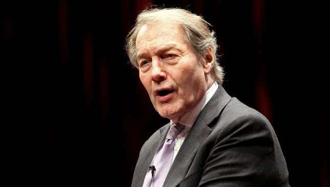 Image for article titled Charlie Rose Presses Self About Sexual Harassment Allegations In Tense Charlie Rose Interview