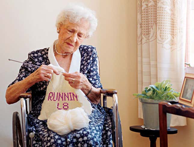 Image for article titled Nation’s Grandmothers Swept Up In Textile-Messaging Craze