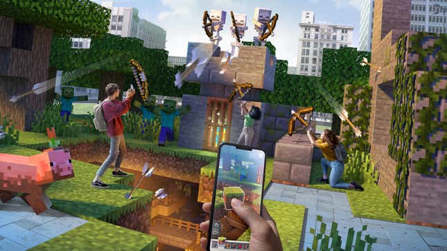 Image for article titled Minecraft Earth Ends This Summer