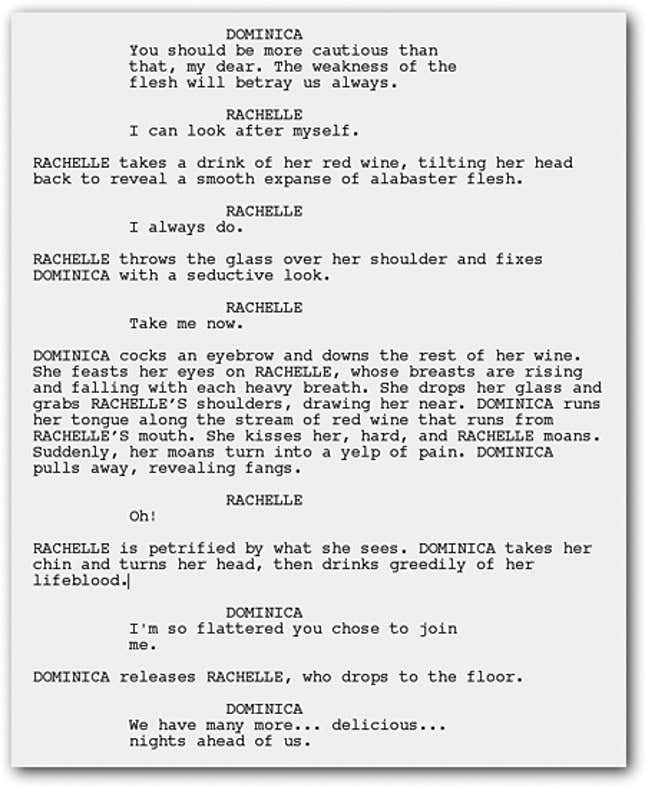 An excerpt from <i>Darkness Of Passion</i>.