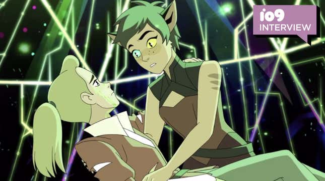 Adora and Catra finally opening up to one another.
