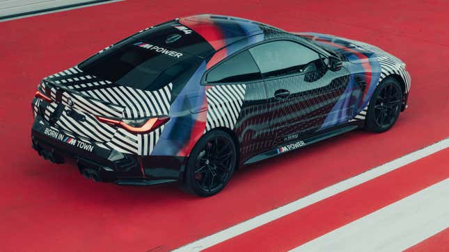 Image for article titled The BMW M4 GT3 Prototype Racer Proves The New Grille Looks Good When It's Functional