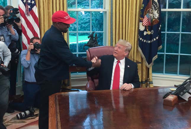 Image for article titled If Kanye Somehow Stays in the Presidential Race, It&#39;ll Hurt Trump, Not Biden