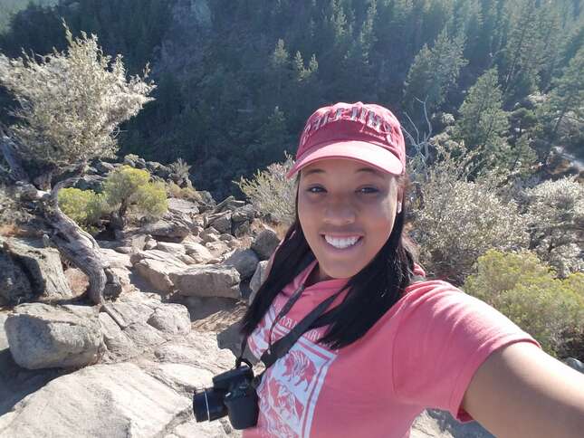 Here’s Amingwa enjoying some time outdoors.