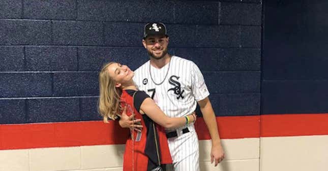 Ariana Giolito with her husband, Lucas.