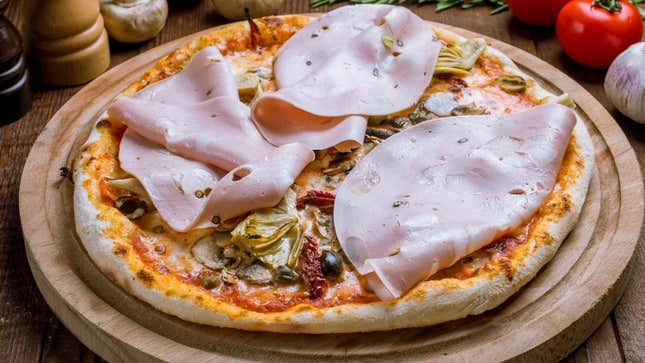 Image for article titled Protect Your Mouth From Hot Pizza With Slices of Mortadella
