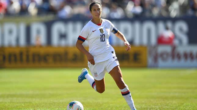 Image for article titled Carli Lloyd On Playing Every Single Match And Winning The World Cup: &quot;It Sucked&quot;