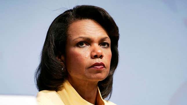 Image for article titled Condoleezza Rice Spends First 15 Minutes Of College Football Committee Meeting Asking What The Fuck She Is Doing There