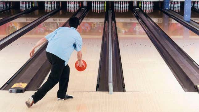 Image for article titled Study: 0% Of People Die From Getting Fingers Lodged In Bowling Ball And Being Dragged Down Lane