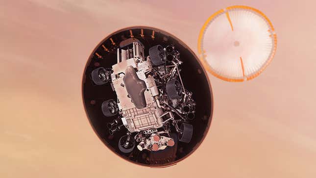 Image for article titled How NASA's Perseverance Landed On Mars: An Aerospace Engineer Breaks It Down In Fascinating Detail