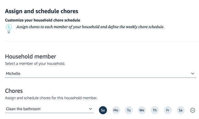 Create a Family Chore Chart on Alexa