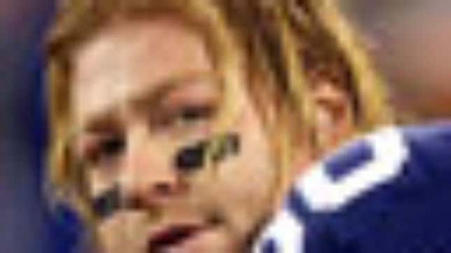 Image for article titled Meaninglessness Of Preseason Game Plunges Jeremy Shockey Into Existential Crisis