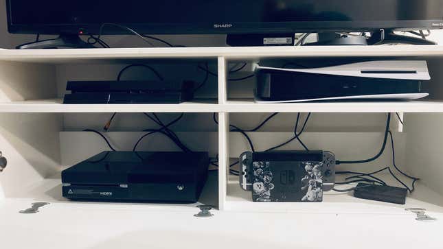 the playstation 5 alongside the xbox one the nintendo switch and the playstation 4