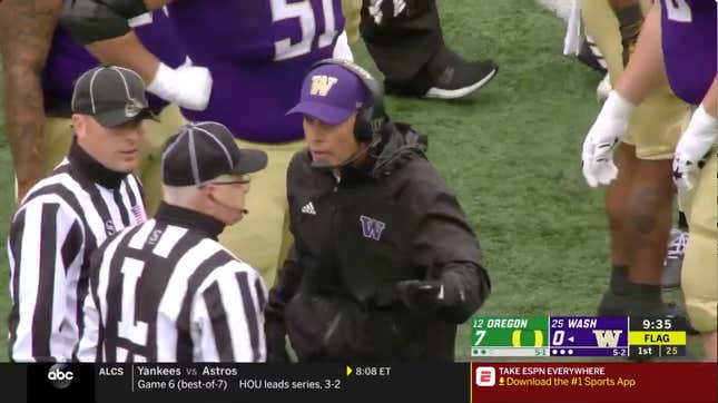 Image for article titled Washington Dealt Unsportsmanlike Conduct Penalty For Attempted Camouflage
