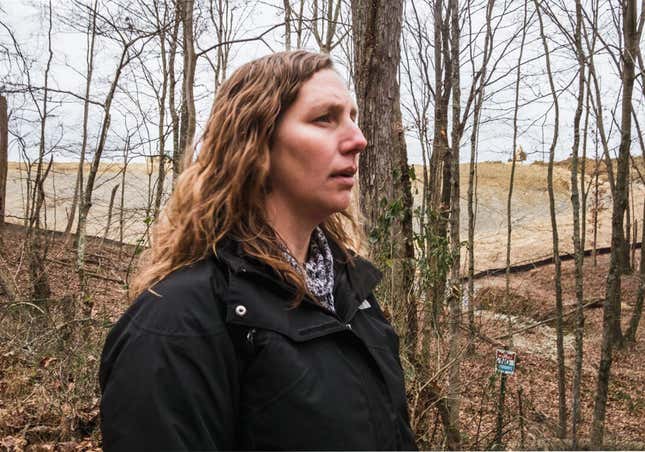 Elizabeth Lamerson, a resident who opposes the landfill, lives within two miles of the plant and used to work there.