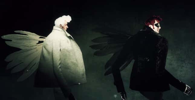 The fabulous opening to Good Omens.