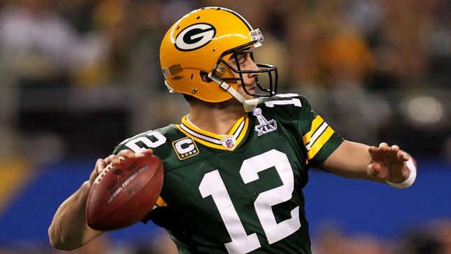 Image for article titled Aaron Rodgers To Spend Offseason Being Compared To Things