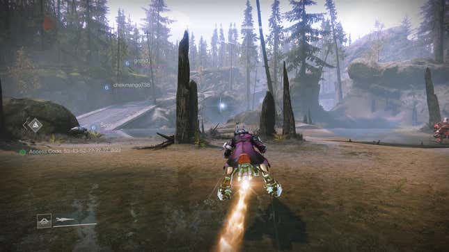 A fourth Vex cube appears in the EDZ woods.