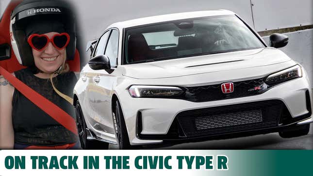 On Track In The 2023 Honda Civic Type R