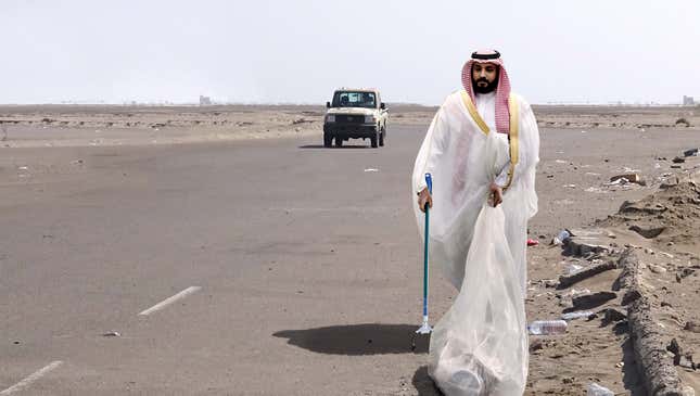 Image for article titled Saudi Crown Prince Begins 100 Hours Of Court-Ordered Community Service For Murdering Jamal Khashoggi