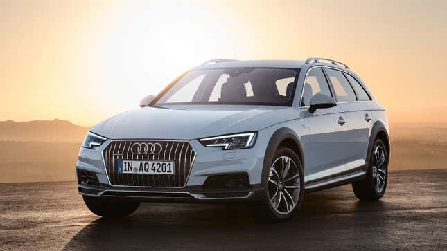 A photo of an Audi A4 Allroad station wagon.