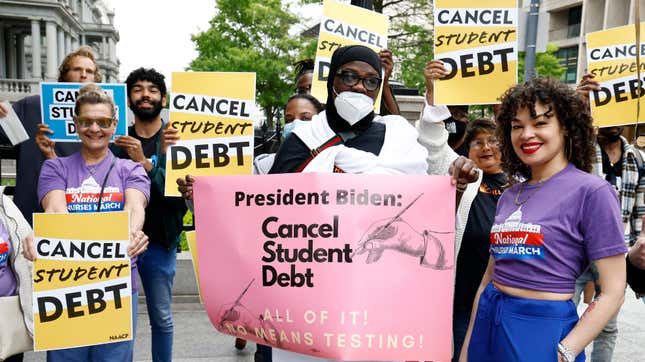 Image for article titled Congressional Black Caucus (Correctly) Calls for Full Student Loan Cancellation