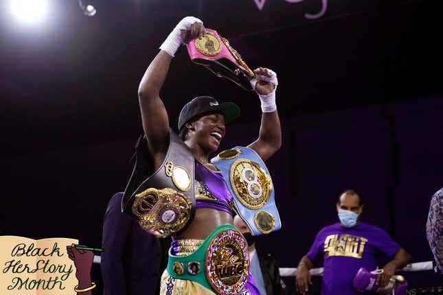 Image for article titled Put Some Respect On Her Name: Claressa Shields Becomes Boxing&#39;s 1st Ever Two-Division, Undisputed World Champ (And That Includes Men, Too)