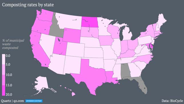 These maps show how the world composts