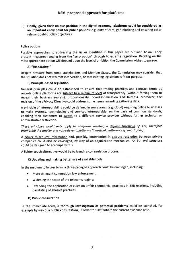 Image for article titled These documents reveal the EU’s thoughts on regulating Google, Facebook, and other platforms