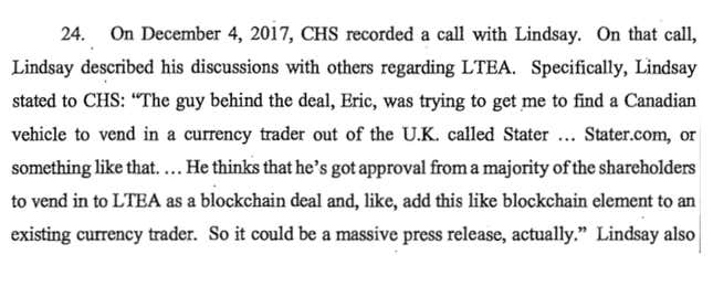 Image for article titled The FBI thinks Long Island Iced Tea’s infamous pivot to blockchain was sweetened by insider trading