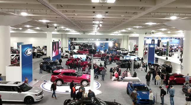 Ah, auto shows, home of the high-dollar product debut