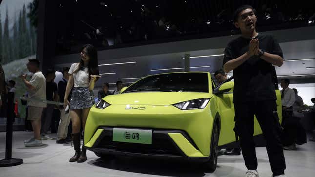 Image for article titled The Absurdly Cheap BYD Seagull Could Become China&#39;s Bestselling EV