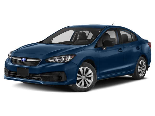 Subaru Impreza / 4-door Manual 2023. Front 3⁄4, Facing to the Left