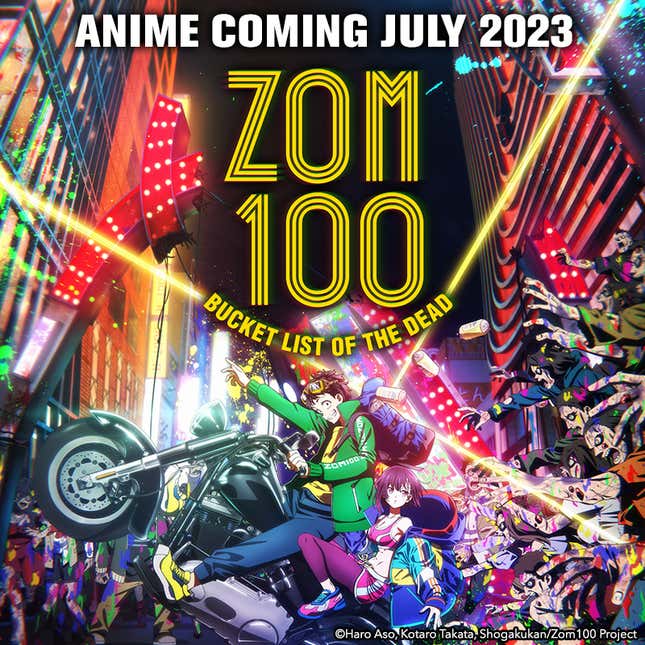 Zom 100 Bucket List of the Dead Anime Adaptation Gets Trailer