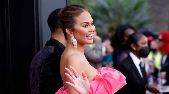 Chrissy Teigen bid farewell to her blue verified checkmark on Twitter on March 31.