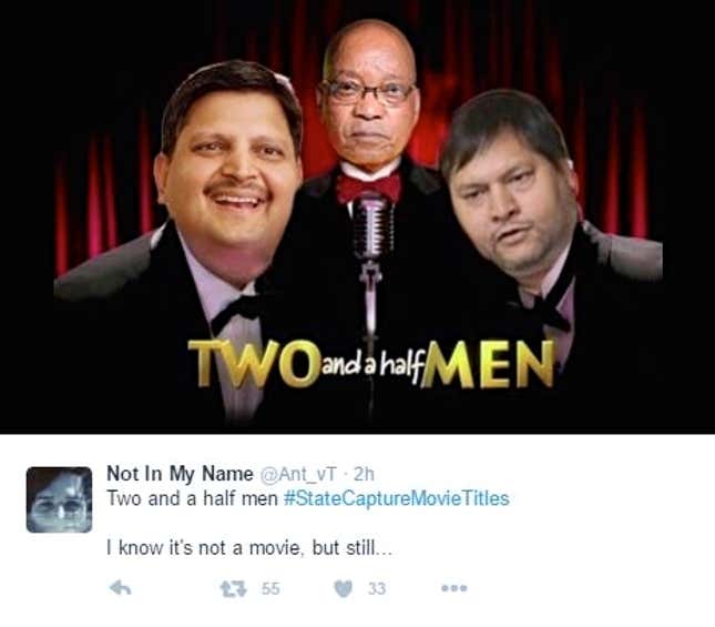 At least South Africans can joke about it