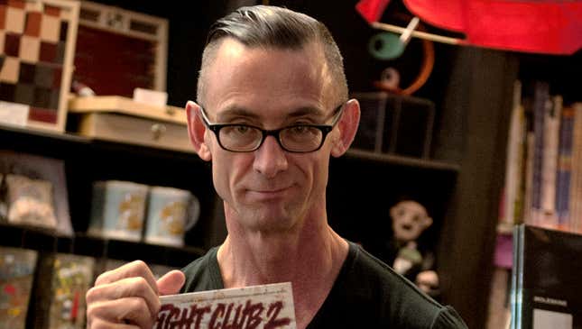 Image for article titled Stunted 56-Year-Old Still Writing Chuck Palahniuk Novels
