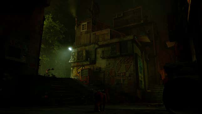 Stray’s Slums, where you begin the game