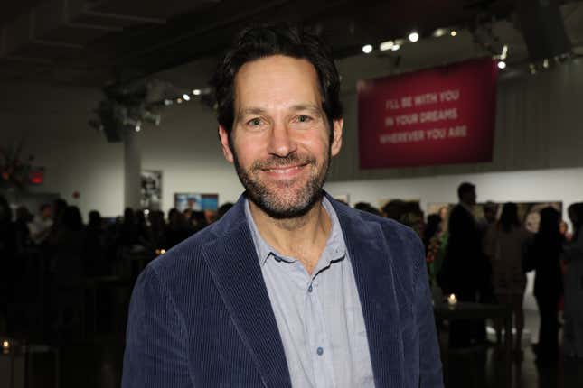 Paul Rudd at a Public Art Fund party