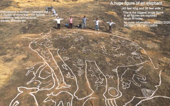 One of the largest engravings, located near the Kasheli village.