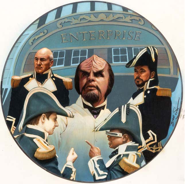 Image for article titled The Absolute Weirdest Star Trek Collector Plates