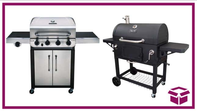 Cook up delicious burgers and hot dogs and start summer right with up to 50% off grills. 