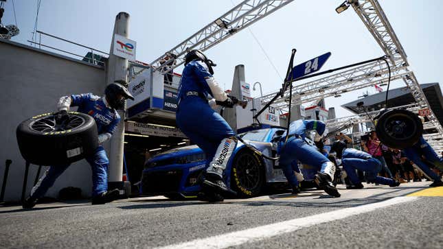 Watch NASCAR Garage 56 Crew Win Le Mans Pit Stop Challenge With A ...