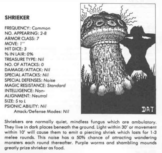 Image for article titled 23 Strange Creatures From the Advanced Dungeons & Dragons First Edition Monster Manual