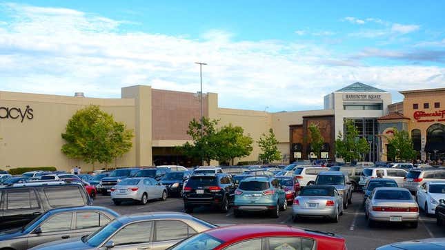 Image for article titled Report: 15% Of Cars In Mall Parking Lots Occupied By Family Member Who Stormed Off After Fight